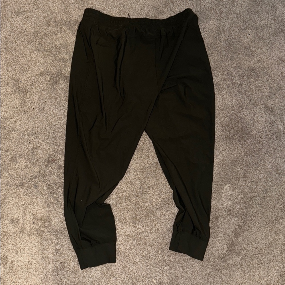 Old Navy NWOT❗️High Waisted Sleek Tech Dark Green Joggers - Picture 6 of 11